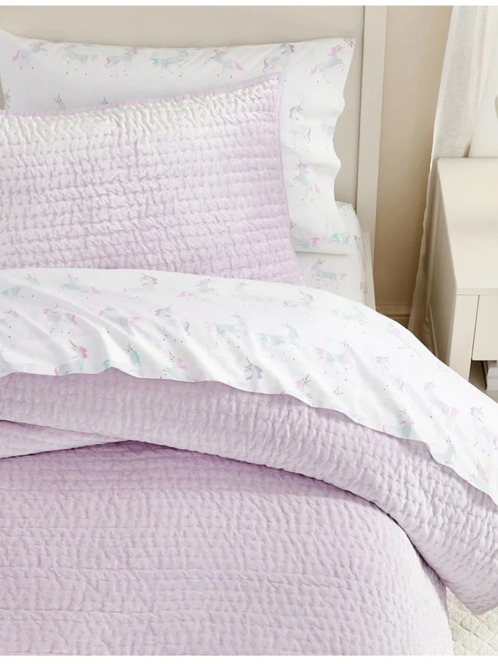 POTTERY BARN VELVET PICK STITCH QUILT & SHAMS